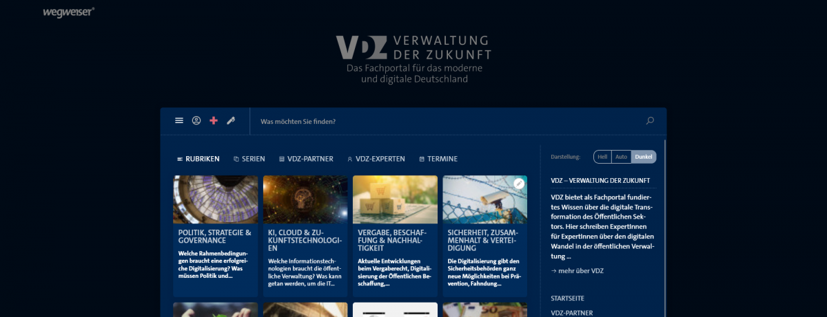 Relaunch Webseite VdZ